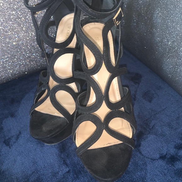 Black Platform Wedges - Picture 5 of 5